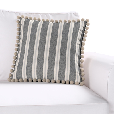 Pudebetræk<br/>Vera med pomponer 45 x 45 cm fra kollektionen Scotti, Stof: 145-31