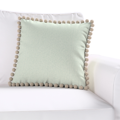 Pudebetræk<br/>Vera med pomponer 45 x 45 cm fra kollektionen Living, Stof: 162-41