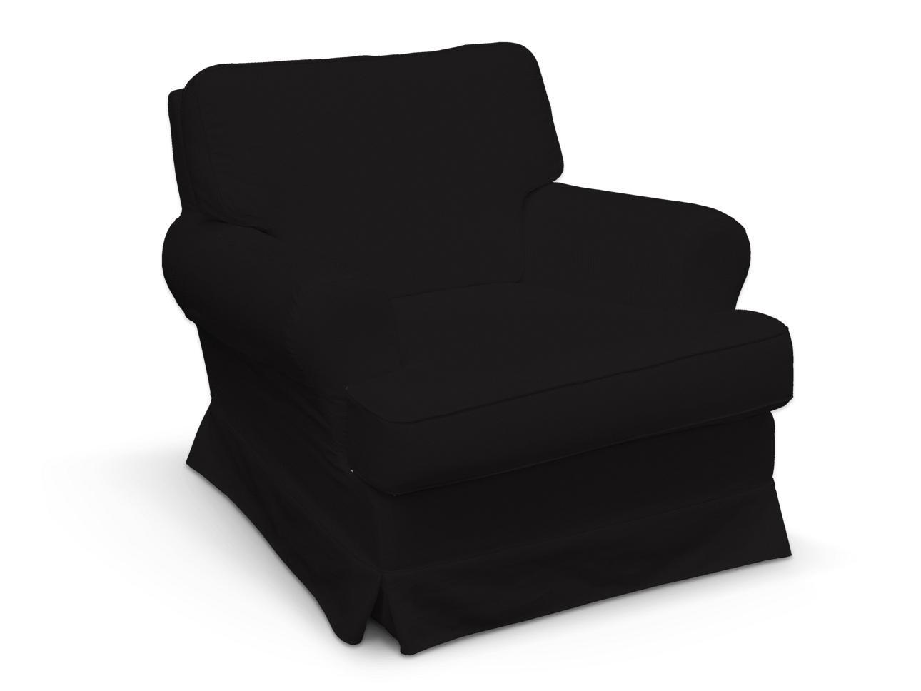 Dekoria Bezug für Barkaby Sessel, Kollektion Cotton Panama, schwarz