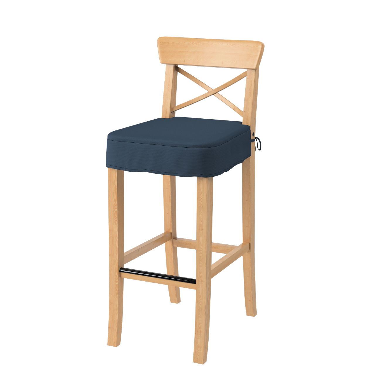 Sitzkissen für Barhocker Ingolf, marinenblau, Barstuhl  Ingolf, Quadro (136 günstig online kaufen