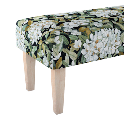 Sitzbank 100cm 100 x 40 x 40 cm von der Kollektion Botanic Viscose, Stoff: 145-19