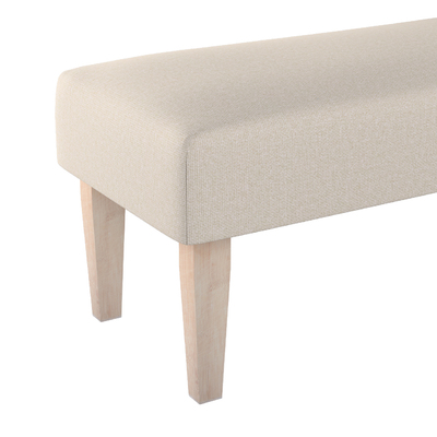Ławka 100 x 40 x 40 cm w kolekcji Living Basic, tkanina: 162-42