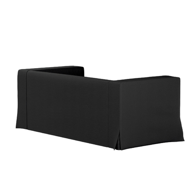 Housse canapé Klippan 2 pl., longue avec pli creux 177 x 88 x 66 cm dans la collection Etna, Tissu: 705-00