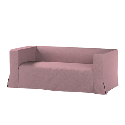Klippan 2-seater floor length sofa cover with box pleats