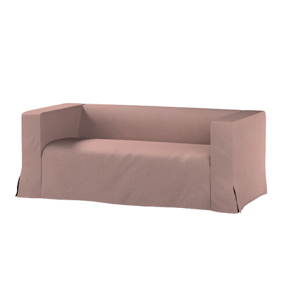 Klippan 2-seater floor length sofa cover with box pleats