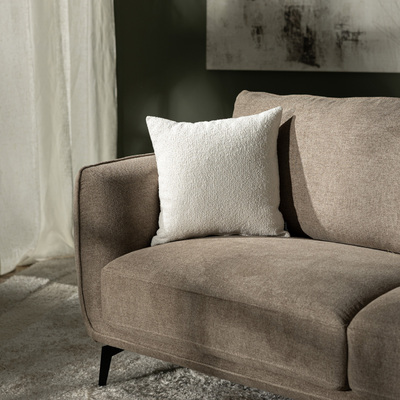 Pudebetræk<br/>Kinga 45 x 45 cm fra kollektionen Boucle Mist, Stof: 145-42
