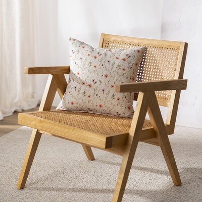 Poszewka Kinga na poduszkę 43 x 43 cm w kolekcji Hemp Blend, tkanina: 159-33