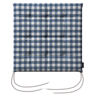 Stolehynde Ulrik 40 x 40 x 3,5 cm fra kollektionen Quadro, Stof: 136-01