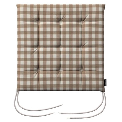 Stolehynde Ulrik 40 x 40 x 3,5 cm fra kollektionen Quadro, Stof: 136-06