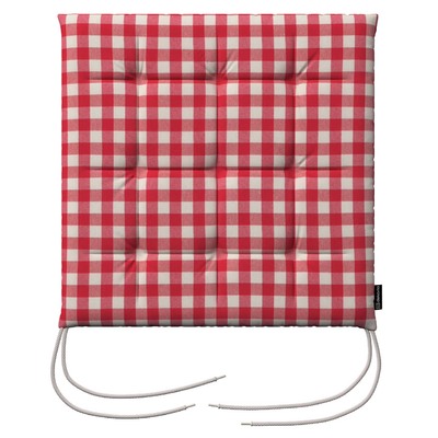 Stolehynde Ulrik 40 x 40 x 3,5 cm fra kollektionen Quadro, Stof: 136-16