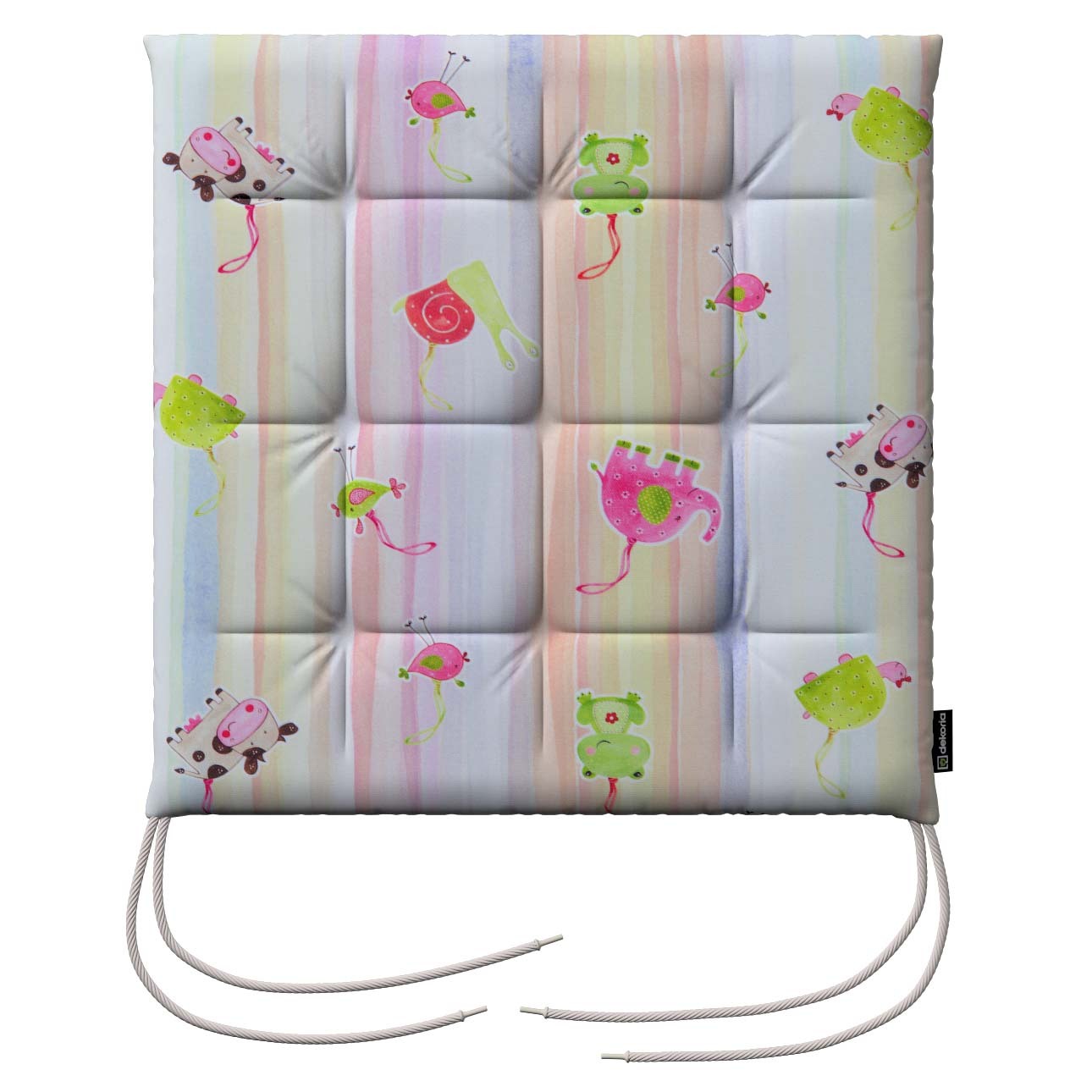 Stuhlkissen Jonas mit Bindeschnur, bunt, 40 x 40 x 3,5 cm, SALE (151-05) günstig online kaufen