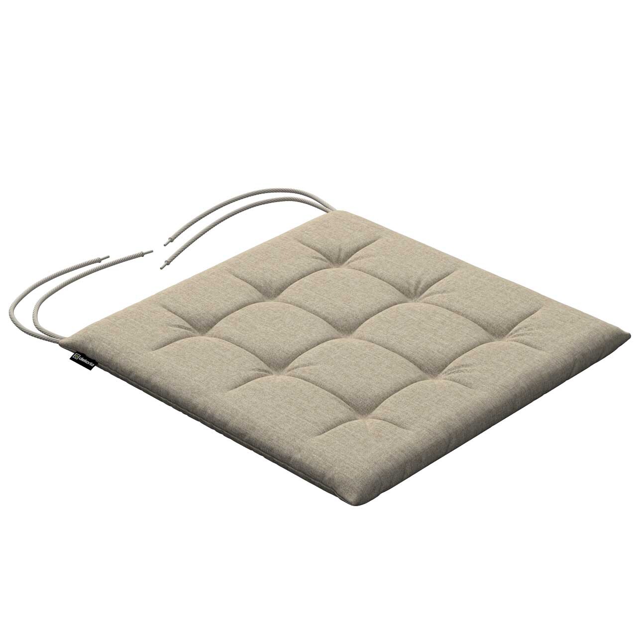 Stuhlkissen Jonas mit Bindeschnur, beige- grau, 40 x 40 x 3,5 cm, City (704 günstig online kaufen