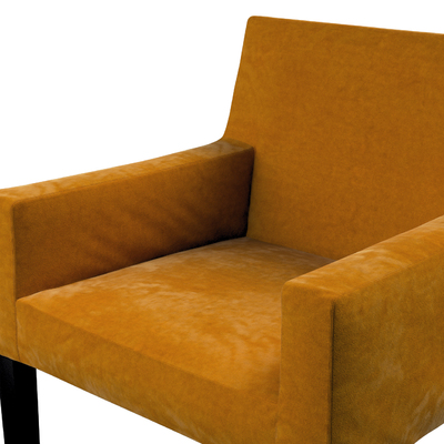Nils chair cover 60/53,5x40,5x43 cm in collection Velvet, fabric: 704-23