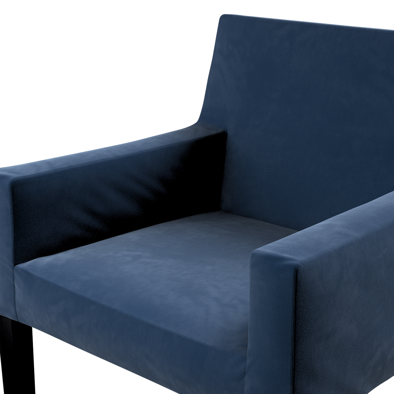 Nils chair cover, navy blue, 70429, 60/53,5x40,5x43 cm Dekoria.co.uk