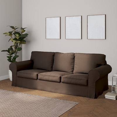 Pokrowiec na sofę Ektorp 3-osobową, rozkładaną 218 x 88 x 88 cm w kolekcji Etna, tkanina: 705-08