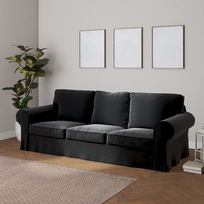 Bezug für Ektorp 3-Sitzer Schlafsofa, neues Modell (2013) 40cm x 30cm x 60cm von der Kollektion Velvet, Stoff: 704-17