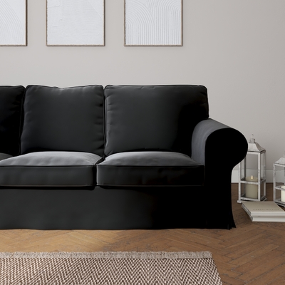 Bezug für Ektorp 3-Sitzer Schlafsofa, neues Modell (2013) 40cm x 30cm x 60cm von der Kollektion Velvet, Stoff: 704-17