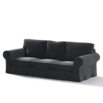Bezug für Ektorp 3-Sitzer Schlafsofa, neues Modell (2013) 40cm x 30cm x 60cm von der Kollektion Velvet, Stoff: 704-17