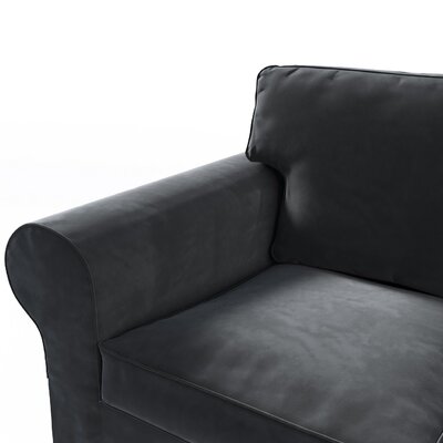 Bezug für Ektorp 3-Sitzer Schlafsofa, neues Modell (2013) 40cm x 30cm x 60cm von der Kollektion Velvet, Stoff: 704-17