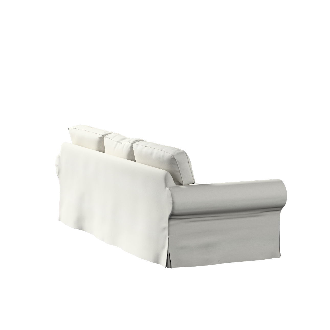Bezug für Ektorp 3-Sitzer Schlafsofa, neues Modell (2013), mittelgrau, 40cm günstig online kaufen