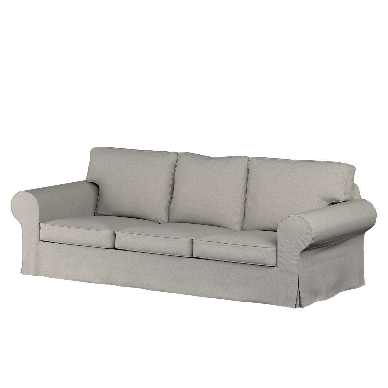 Dekoria Bezug für Ektorp 3-Sitzer Schlafsofa, neues Modell (2013), Kollektion Living Loop, hellgrau
