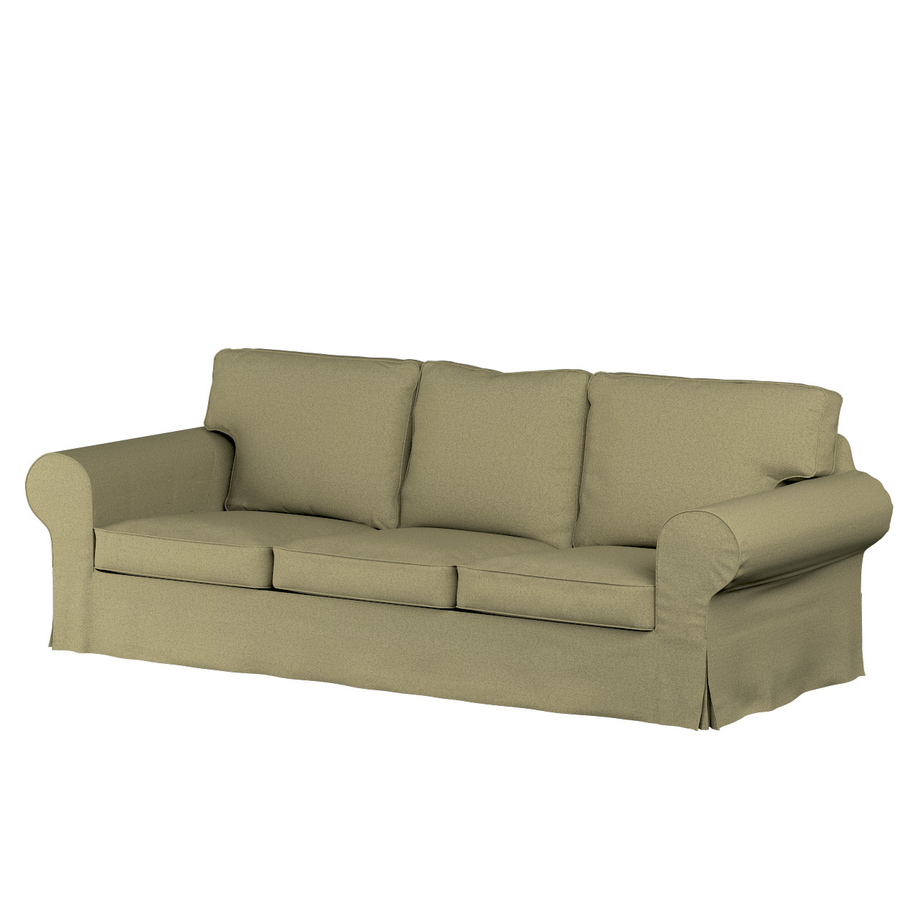 Dekoria Bezug für Ektorp 3-Sitzer Schlafsofa, neues Modell (2013), Kollektion Living Loop, olivgrün
