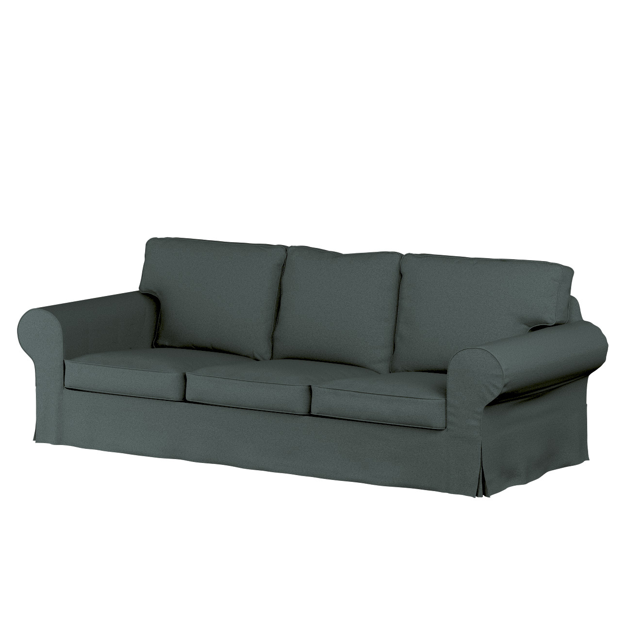 Dekoria Bezug für Ektorp 3-Sitzer Schlafsofa, neues Modell (2013), Kollektion Living Loop, anthrazit
