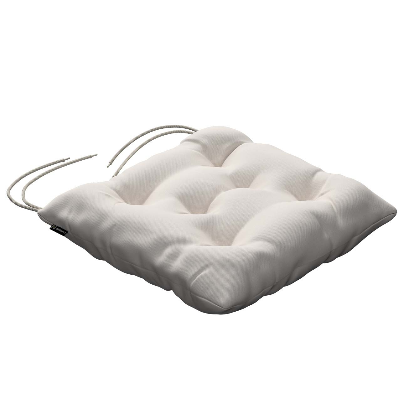 Stuhlkissen Thomas mit Bindeschnur, naturweiß, 38 x 38 x 8 cm, Etna (705-01 günstig online kaufen
