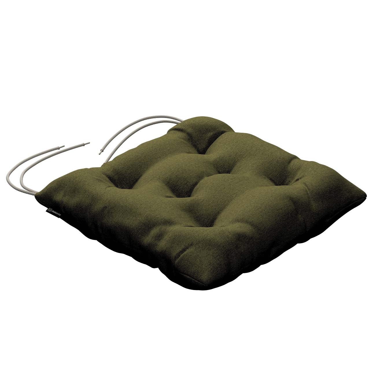 Stuhlkissen Thomas mit Bindeschnur, olivgrün, 38 x 38 x 8 cm, Etna (161-26) günstig online kaufen