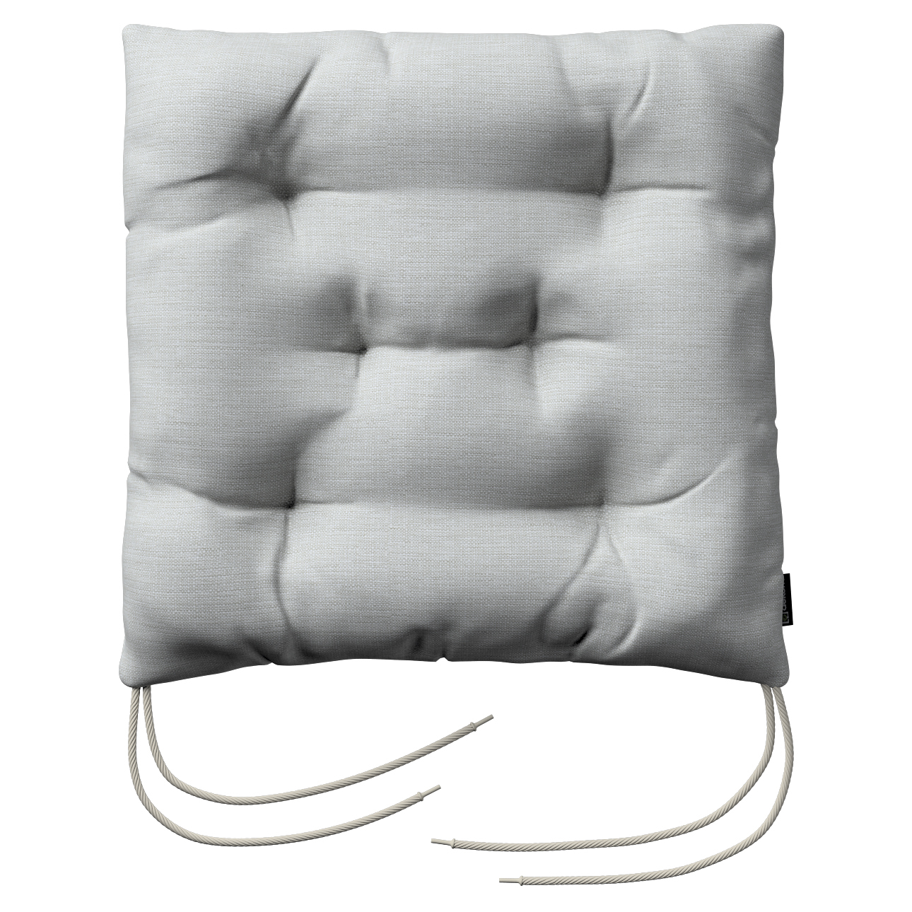 Stuhlkissen Thomas mit Bindeschnur, hellgrau, 38 x 38 x 8 cm, Outdoor Oasis günstig online kaufen