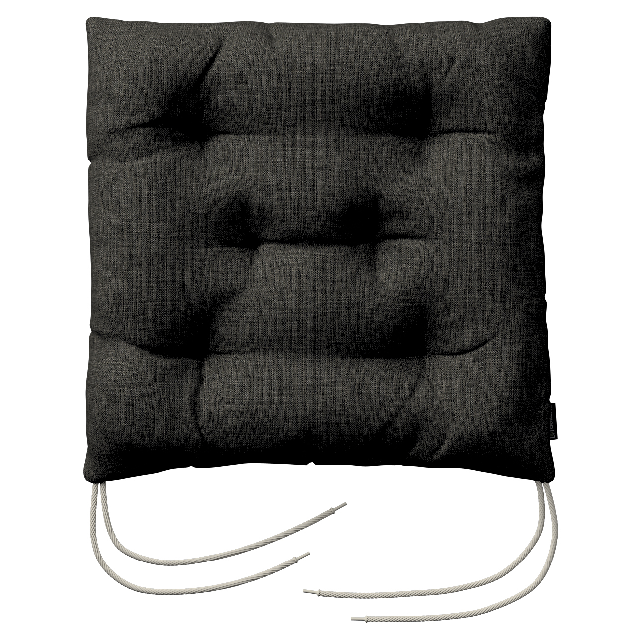 Stuhlkissen Thomas mit Bindeschnur, braun-grau, 38 x 38 x 8 cm, Outdoor Oas günstig online kaufen