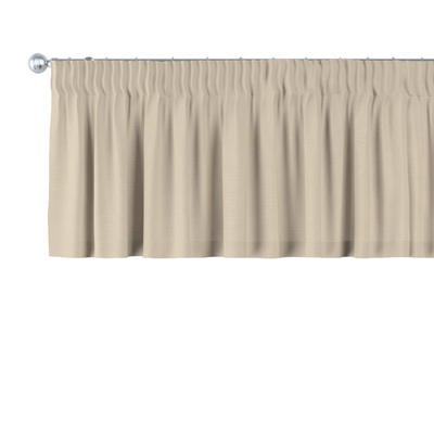 Pencil pleat pelmet