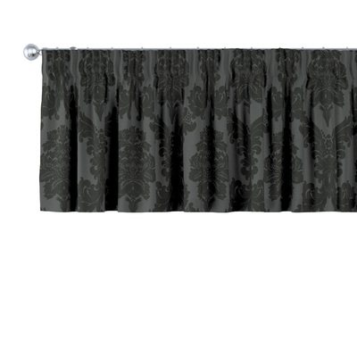 Gardinkappe med rynkebånd og løpegang H40cm
