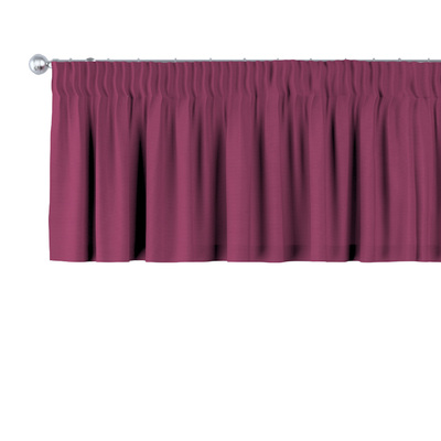 Pencil pleat pelmet