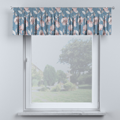 Lambrequin with gathering tape 130 x 40 cm (51 x 16 inch) in collection Magic Collection, fabric: 500-18