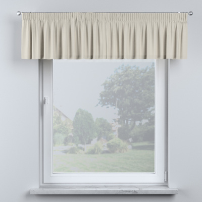 Brise-bise Cantonnière Blanc à Décor Floral - Vendu Au Mètre (Réf A43) - Bon état