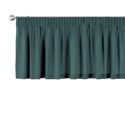 Lambrequin with gathering tape 130 x 40 cm (51 x 16 inch) in collection Nature, fabric: 159-09