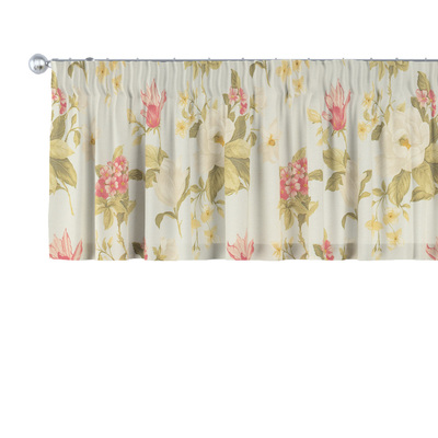 Gardinkappe med rynkebånd og løpegang H40cm