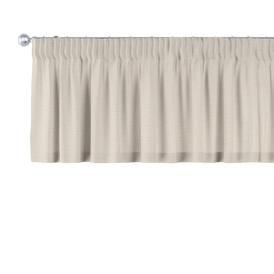 Gardinkappe med rynkebånd og løpegang H40cm
