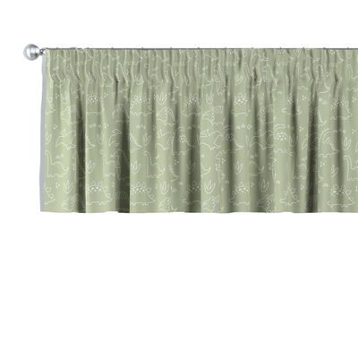 Lambrequin with gathering tape