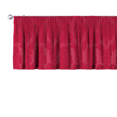 Gardinkappe med rynkebånd og løpegang H40cm