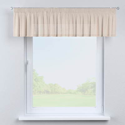 Lambrekin na taśmie marszczącej 130 x 40 cm w kolekcji Natural Touch, tkanina: 128-16