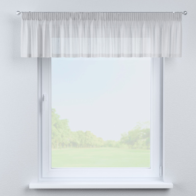 Cafégardin med rynkebånd og løbegang 130 x 40 cm fra kollektionen Natural Touch, Stof: 128-22
