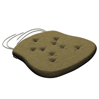 Stuhlkissen Peter mit Bindeschnur 41x 38 x 3,5 cm von der Kollektion Madrid, Stoff: 162-34