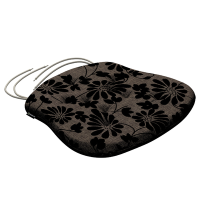 Stuhlkissen Peter mit Bindeschnur 41x 38 x 3,5 cm von der Kollektion Living Plus, Stoff: 162-10