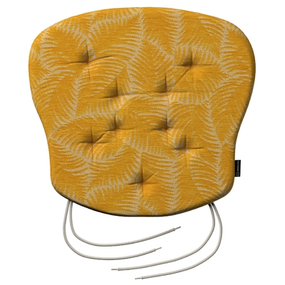 Stuhlkissen Peter mit Bindeschnur 41x 38 x 3,5 cm von der Kollektion Cosy Home, Stoff: 144-88