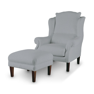 Repose-pieds pour fauteuil 56 x 56 x 40 cm dans la collection Amsterdam, Tissu: 704-55