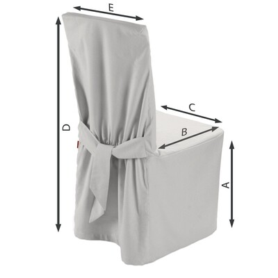 Standard and made to measure chair cover 45 x 94 cm (18 x 37 inch) in collection Etna, fabric: 705-01