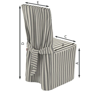 Universal Stoleovertræk 45 x 94 cm fra kollektionen Quadro, Stof: 136-12