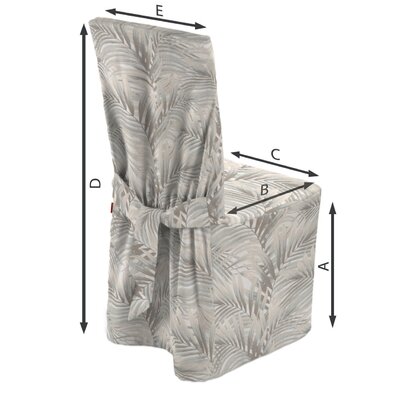 Stoelhoes 45 x 94 cm van de collectie Gardenia, Stof: 142-14